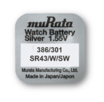 Murata | 301/386 | SR43 | Silberoxid-Knopfzelle | 10er-Box – Bild 3