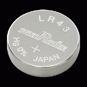 Murata, LR43, Knopfzelle, Micro-Batterie