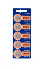 CR1216, Micro-Batterie, Murata, Lithium-Knopfzelle, 5 Stk je Packung