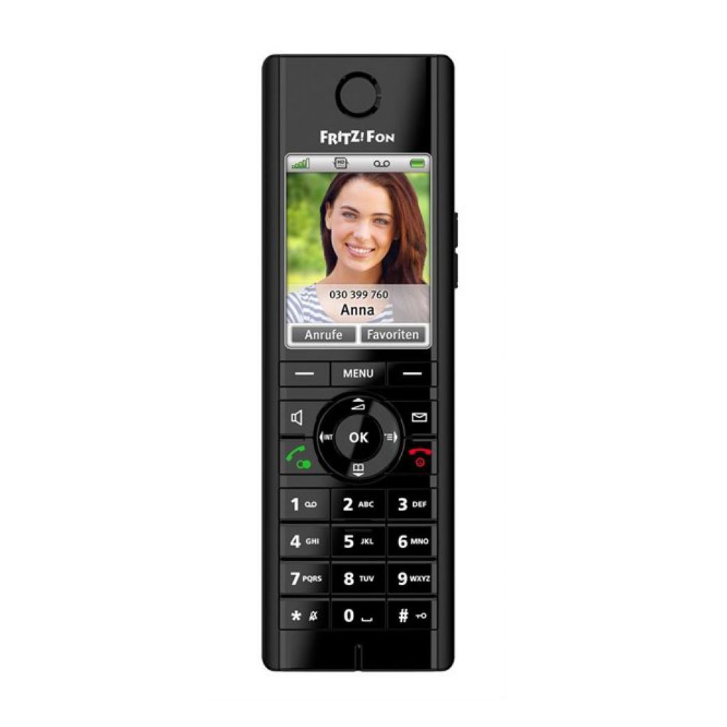 Telefon AVM FRITZ!Fon C5 Schnurloses Telefon (DECT), Schwarz