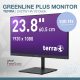 Monitor, TERRA LCD/LED 2427W HA V2 black HDMI, DP, USB-C, GREENLINE PLUS