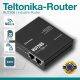 Teltonika RUT206 4G LTE Industrial Router mit Dual-SIM, RS232/RS485-Schnittstellen und PoE-Unterstützung für IoT- und M2M-Anwendungen