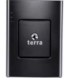 TERRA MINISERVER G6 6369P Mini-Tower Server Frontansicht mit Windows Server 2025