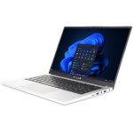 Abbildung des TERRA MOBILE 1410R Notebooks mit 14-Zoll-Display, Intel Core i5-1334U, 16 GB RAM, 512 GB SSD und Windows 11 Pro im leichten Aluminiumgehäuse in Silber/Schwarz.