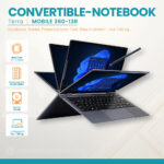 TERRA MOBILE 360-13R Convertible Notebook Touchscreen 13,3 Zoll Windows 11 Pro Fingerprint Core i5