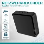 Ajax NVR 8CH Netzwerkrekorder für 8 Kameras mit bis zu 16 TB Speicher Made in Europe Ukraine