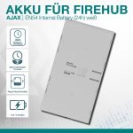 Ajax EN54 Internal Battery (24h) Weiß – Notstrom-Akku 12V / 7Ah für Ajax FireHub, EN54-konform, wartungsfrei und langlebig