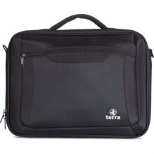 TERRA PRO813 Notebook-Tasche mit hartem Rahmen und Komfortgriff für Laptops bis 14,1 Zoll, schwarz