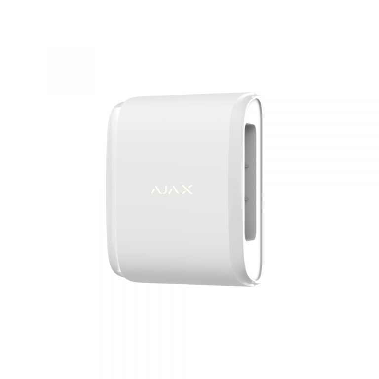 Ajax DualCurtain Outdoor white – Vorhang-Bewegungsmelder für Perimeterschutz