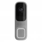 Ajax DoorBell grey EU – intelligente Türklingel mit Full-HD-Kamera und AI-Bewegungserkennung