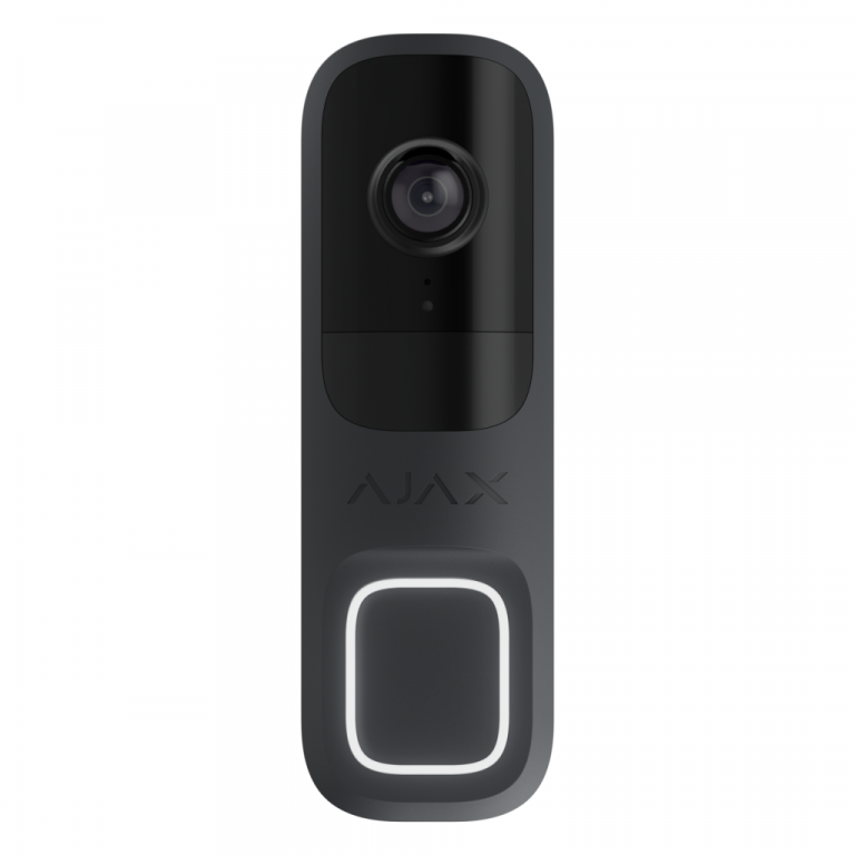 Ajax DoorBell graphite EU – intelligente Türklingel mit HDR-Kamera und WLAN