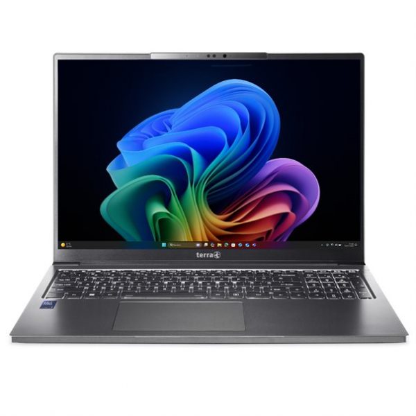 TERRA MOBILE 1671L Ultra 5-228V – 16" 2.5K 16:10 Copilot+ Notebook, grau, Aluminium-Magnesium