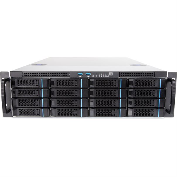 TERRA SERVER 3330A G6 Front mit 16 Hot-Swap-Bays