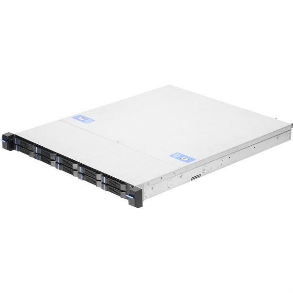 TERRA SERVER 3120 G6 – 1U Frontansicht mit 10x 2.5 Zoll Bays