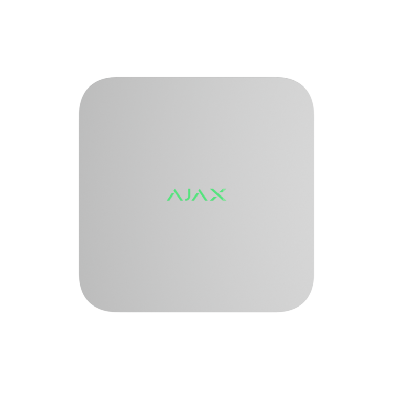 Ajax 8 Kanal Netzwerkrekorder in weiss