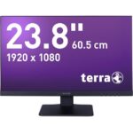TERRA 2448W V4 24 Zoll Gaming Monitor Frontansicht mit rahmenlosem Design