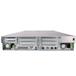 TERRA SERVER 7220 G6 Rückansicht mit 2× 1600W redundanten Netzteilen und 2× VGA Anschlüssen