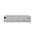 Ubiquiti UniFi UNAS-Pro 7-Bay NAS 2U Rack Frontansicht graues Stahlgehäuse mit LCM Display