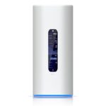 Ubiquiti UniFi Dream Router 5G Max Frontansicht mit integriertem Touchscreen in Weiß