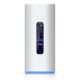 Ubiquiti UniFi Dream Router 5G Max Frontansicht mit integriertem Touchscreen in Weiß