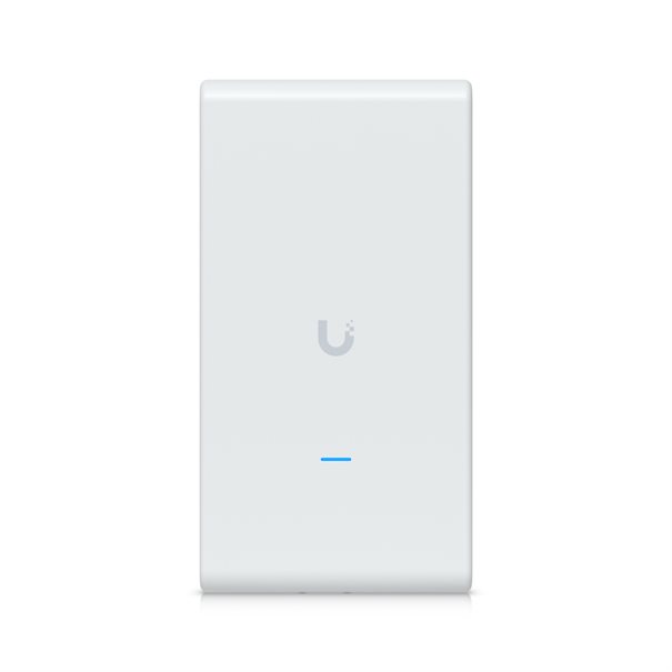 Ubiquiti UniFi U6-Mesh-Pro WiFi 6 Access Point weißes zylindrisches Gehäuse für Mesh-Netzwerke