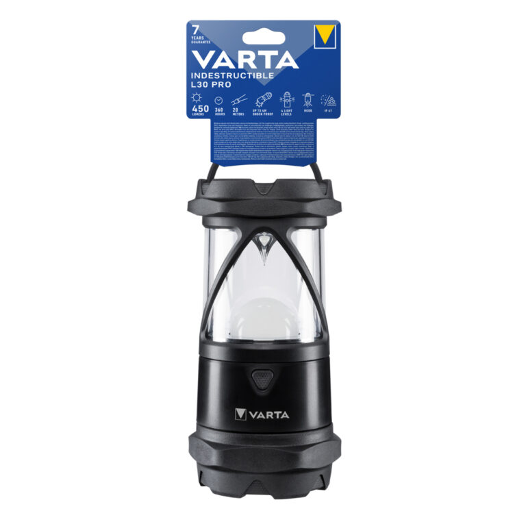 Varta Camping Lantern 6AA LED Indestructible L30 Pro