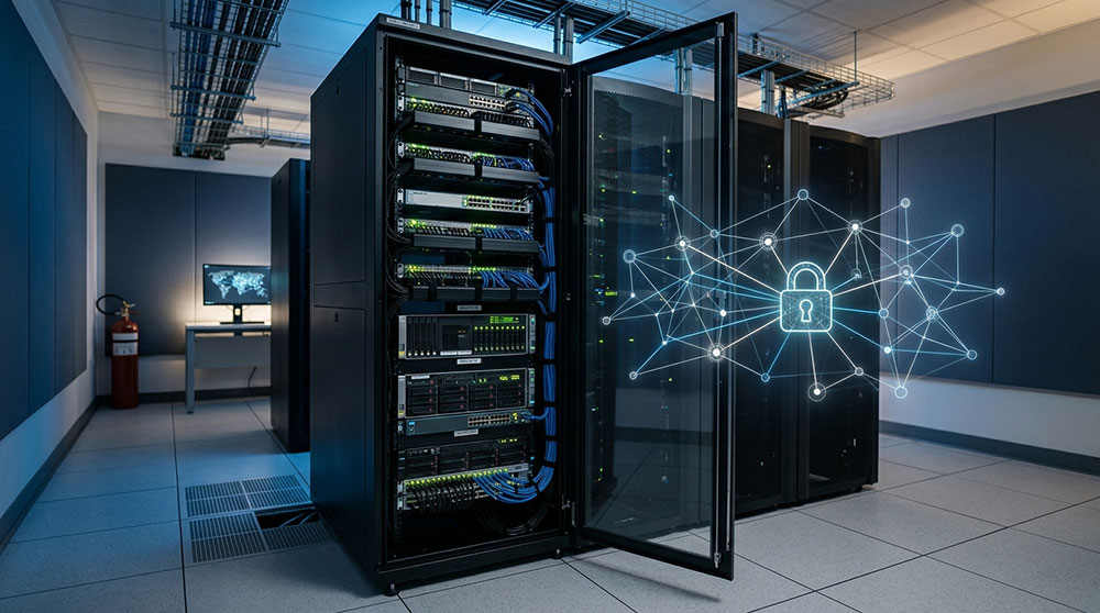 Lokaler KI-Server im Serverrack: sichere KI-Infrastruktur mit Datenkontrolle (DSGVO), Sichere KI-Infrastruktur im eigenen Haus