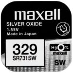 Maxell 329 SR731SW Knopfzelle 0 Prozent Quecksilber