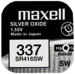 Maxell 337 SR416SW Knopfzelle 0 Prozent Quecksilber