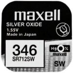 Maxell 346 SR712SW Knopfzelle 0 Prozent Quecksilber