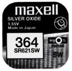 Maxell 364 SR621SW Knopfzelle 0 Prozent Quecksilber
