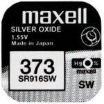 Maxell 373 SR916SW Knopfzelle 0 Prozent Quecksilber
