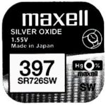 Maxell 397 SR726SW Knopfzelle 0 Prozent Quecksilber