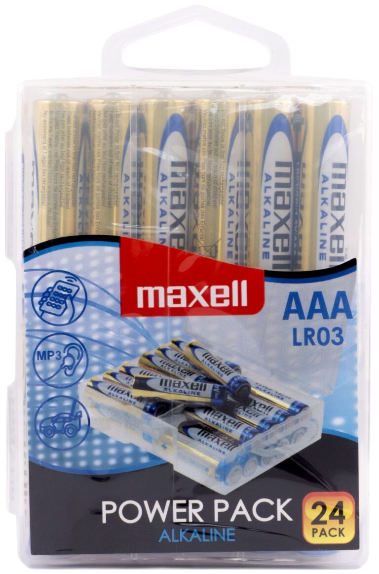 Maxell Alkaline LR03 Micro AAA Batterie in der 24er Box