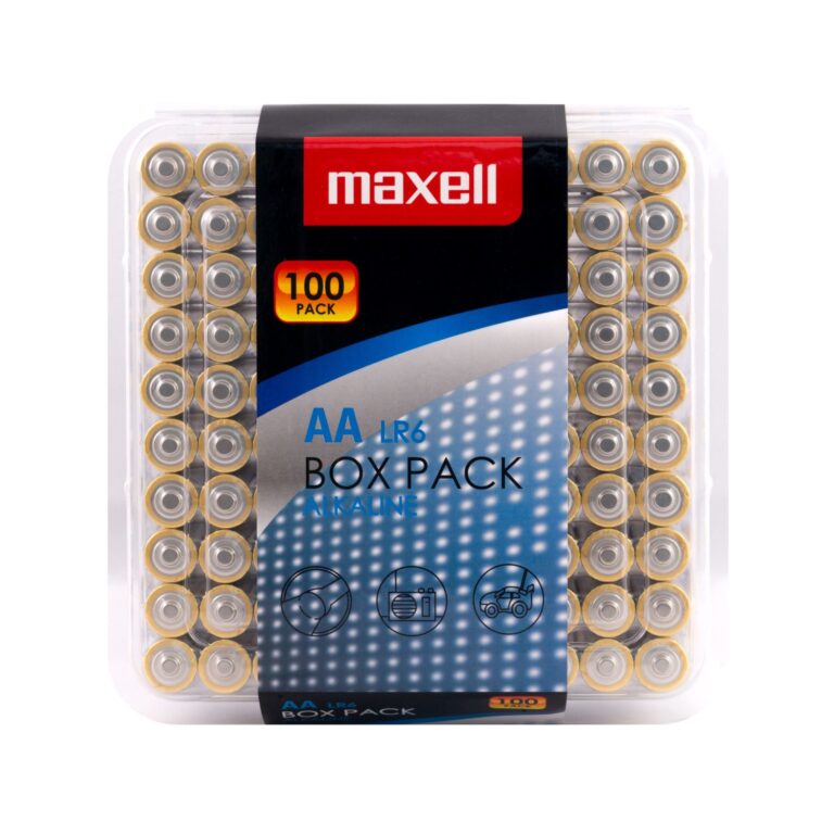 Maxell Alkaline LR6 Mignon AA Batterie in der 100er Box