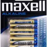 Maxell LR6 Alkaline AA Batterie im 4er Blister