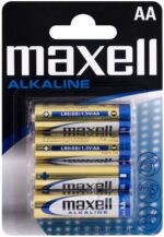 Maxell LR6 Alkaline AA Batterie im 4er Blister