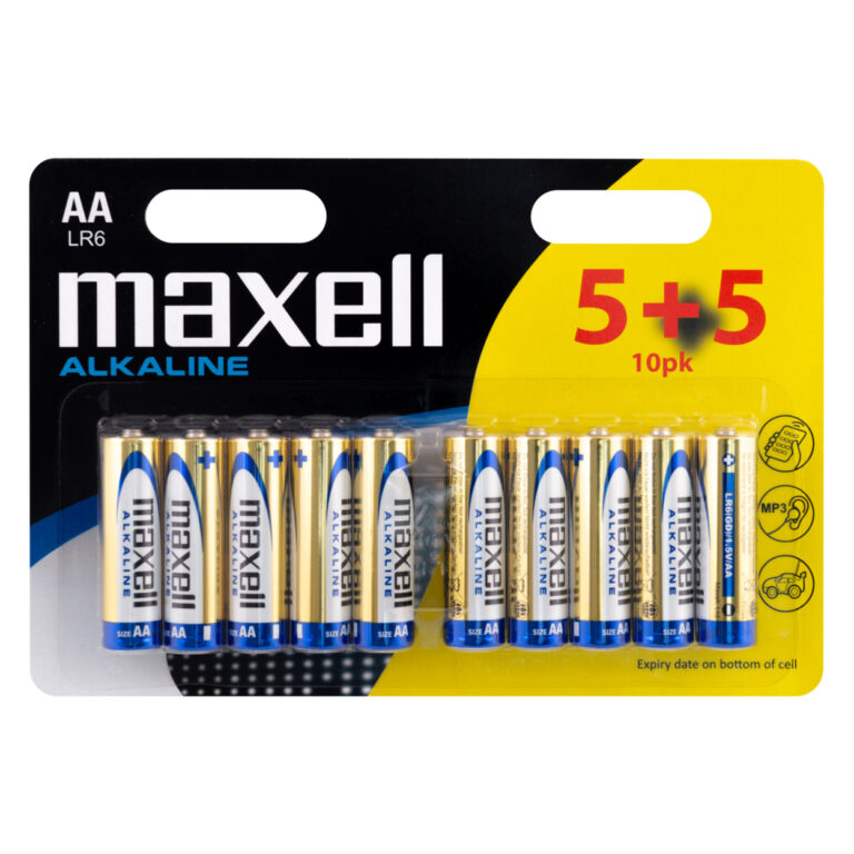 Maxell Alkaline LR6 Mignon AA Batterie im 10er Blister