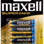 Maxell LR6 Super Alkaline AA Batterie im 4er Blister