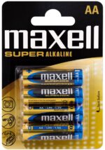Maxell LR6 Super Alkaline AA Batterie im 4er Blister