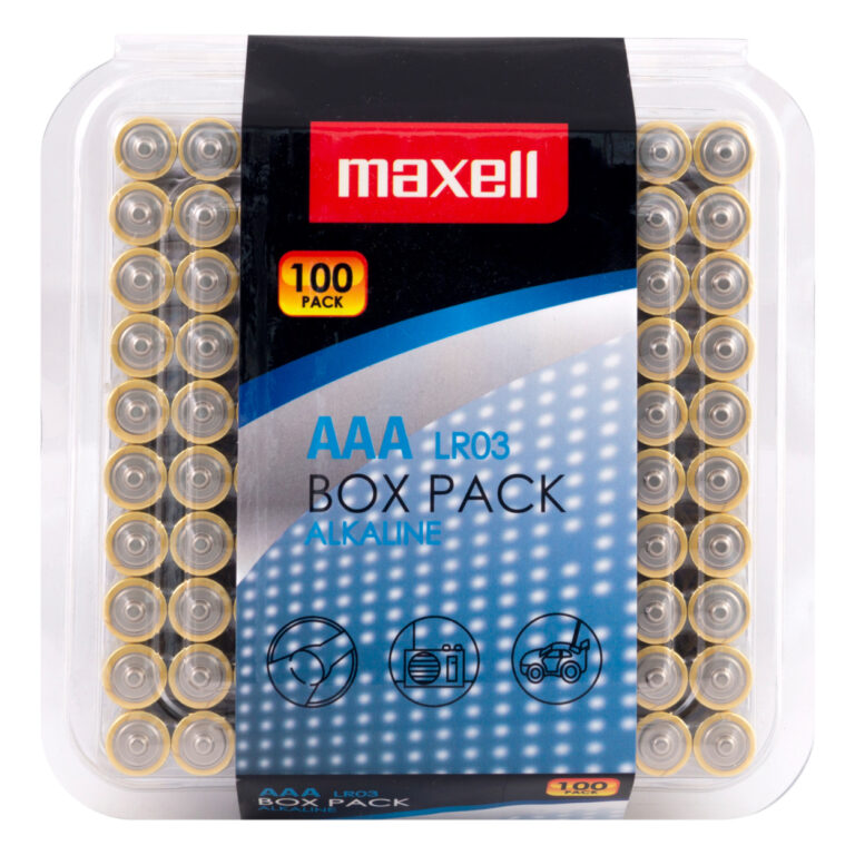 Maxell Alkaline LR03 Micro AAA Batterie in der 100er Box