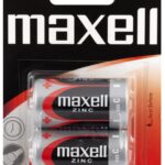 Maxell Zinc R14 Baby C Batterie im 2er Blister