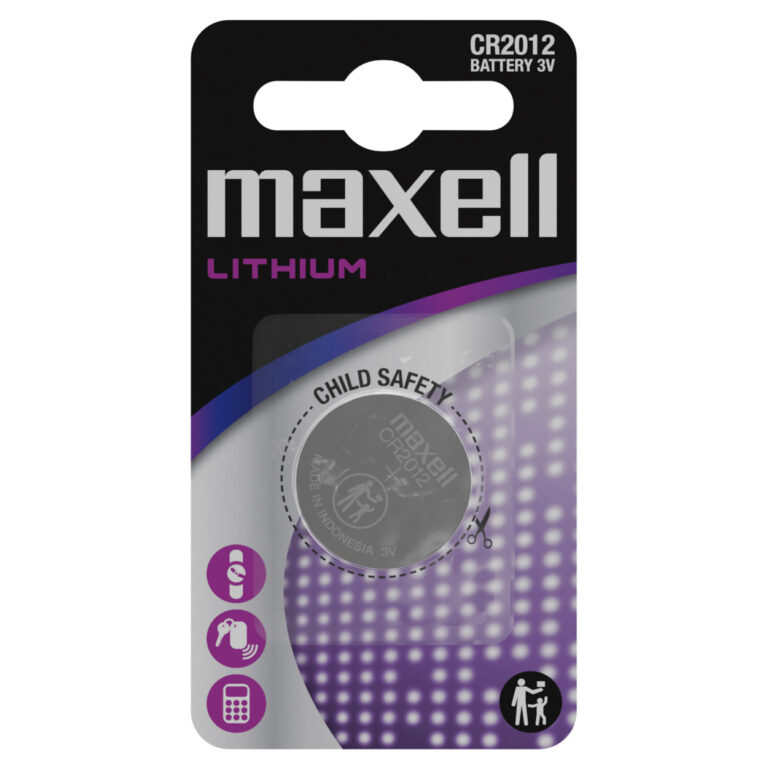 Maxell CR2012 Lithium Knopfzelle im 1er Blister