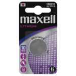 Maxell CR2016 Knopfzelle für Autoschlüssel Fernbedienung und Sensoren