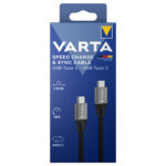Varta Lade- und Datenkabel, Speed Charger Sync cable USB C zu USB C