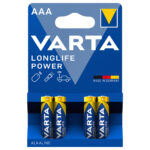 Varta Longlife Power 4903 Micro AAA Batterie im 4er Blister