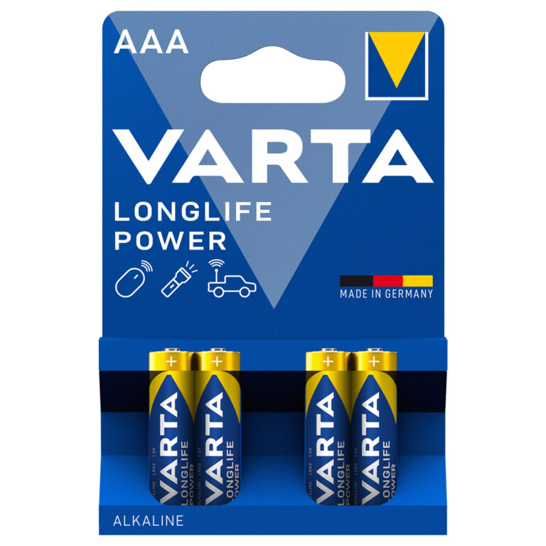 Varta Longlife Power 4903 Micro AAA Batterie im 4er Blister