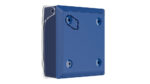 Ajax Manual Call Point Blau mit SmartBracket-Montageplatte