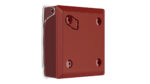 Ajax Manual Call Point Rot mit SmartBracket-Montageplatte