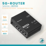 Teltonika RUTC54 globaler 5G-Edge-Router Frontansicht
